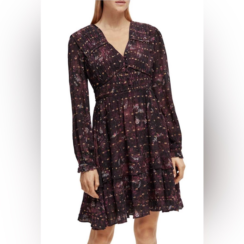 Scotch & Soda Long Sleeved Dress